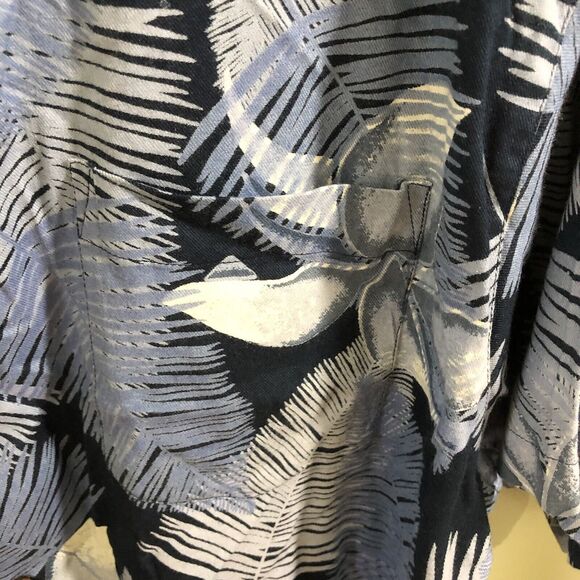 Hilo Hattie Hawaiian Original Men's Tropical Button Down Shirt Blue XL - Picture 3 of 6